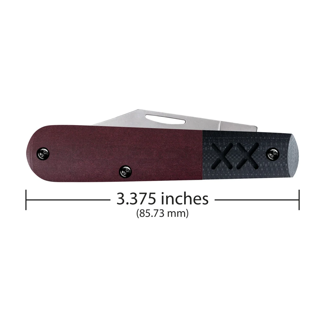 Crossroads™ Redstone Richlite® w/Black G-10 XR Barlow