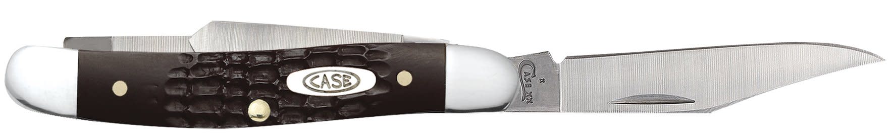 Brown Synthetic Medium Stockman with Pen Blade 4 Brown Synthetic Medium Stockman with Pen Blade