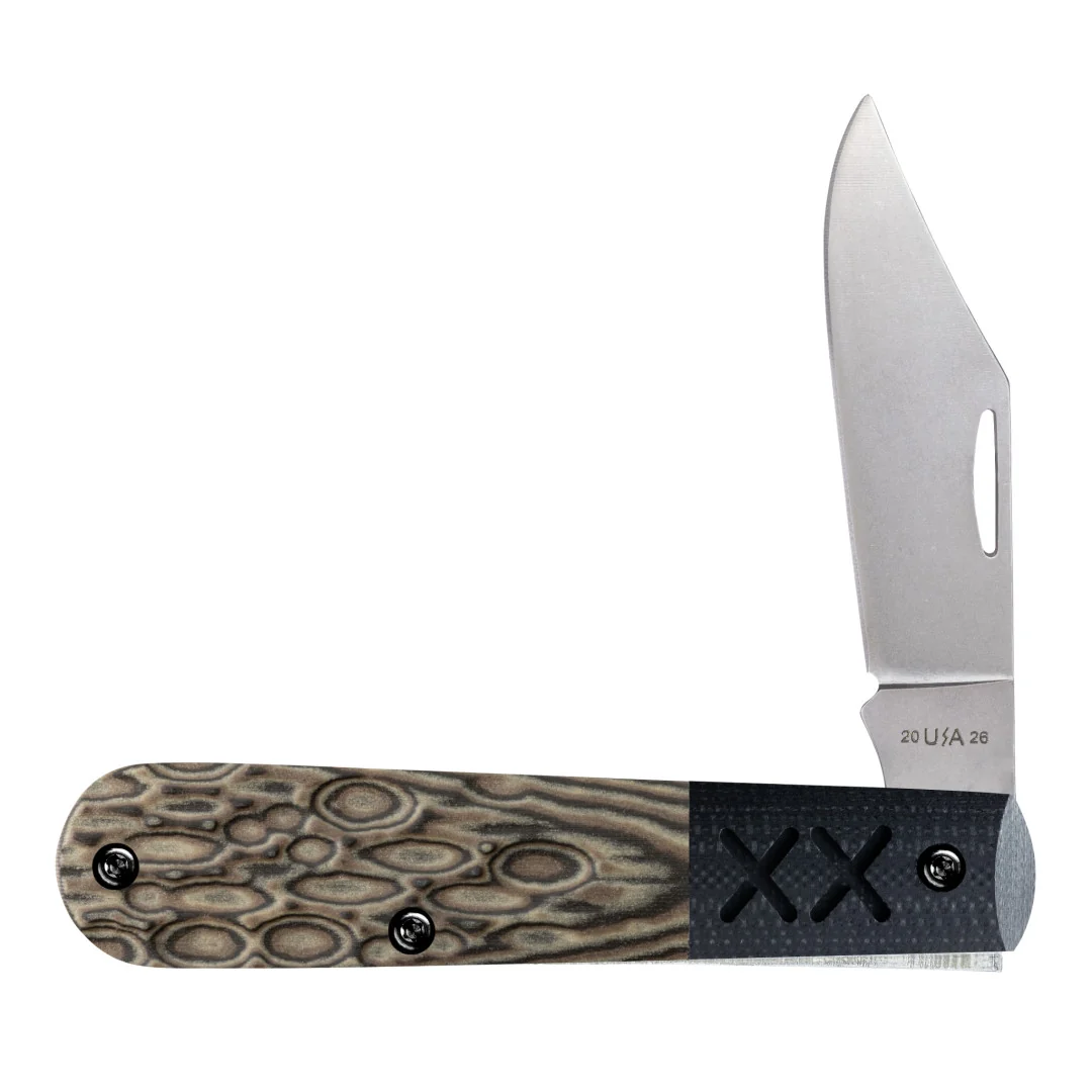 Crossroads™ Fossil Jig Luna Richlite® w/Black G-10 XR Barlow
