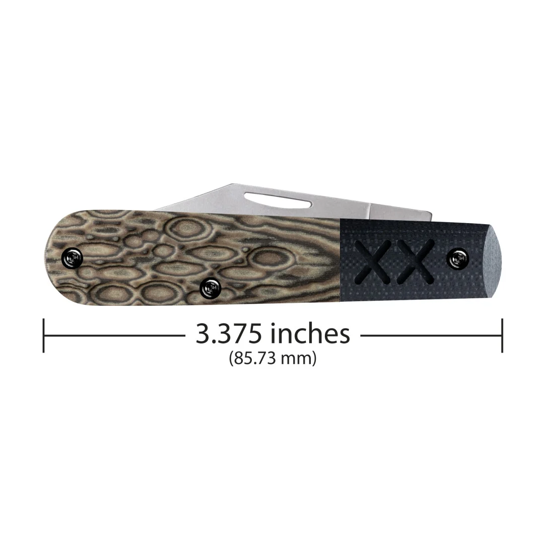Crossroads™ Fossil Jig Luna Richlite® w/Black G-10 XR Barlow
