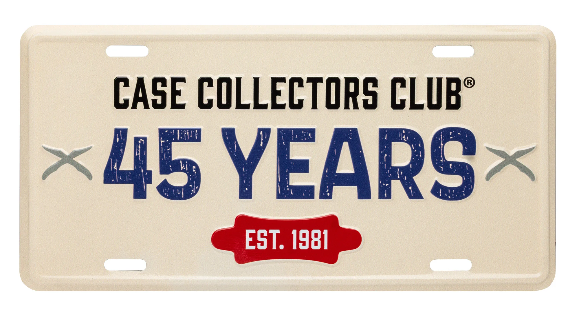 CCC® 45th Anniversary License Plate