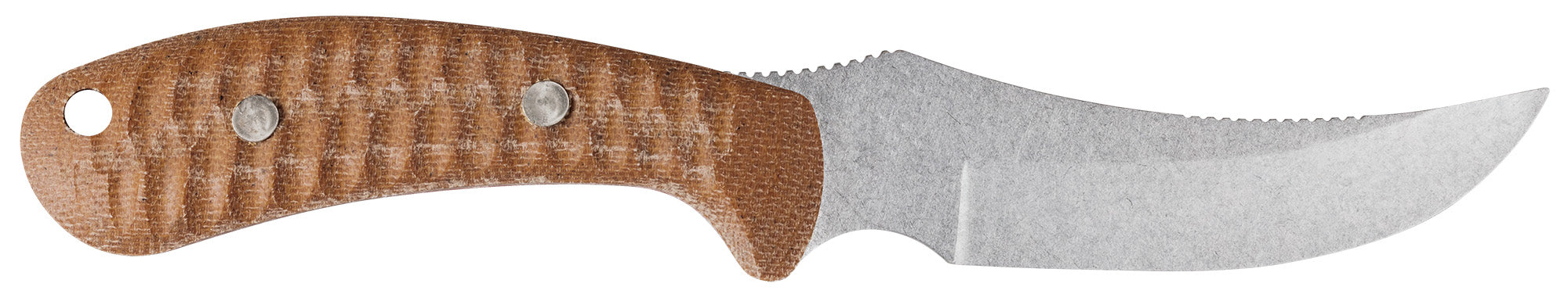 Sculpted Natural Canvas Laminate w/ Red G-10 Ridgeback® Hunter with Sheath 3 Sculpted Natural Canvas Laminate w/ Red G-10 Ridgeback® Hunter with Sheath