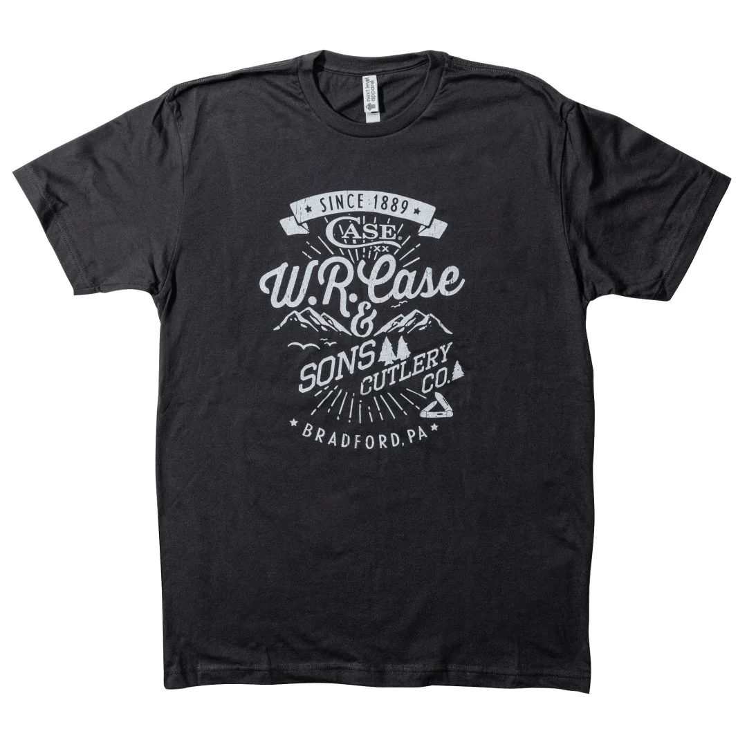 Black T-Shirt (Mountain Scene)