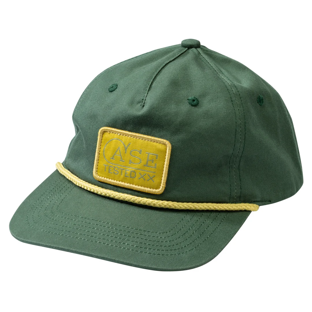 Green 5 Panel Cap with Rope