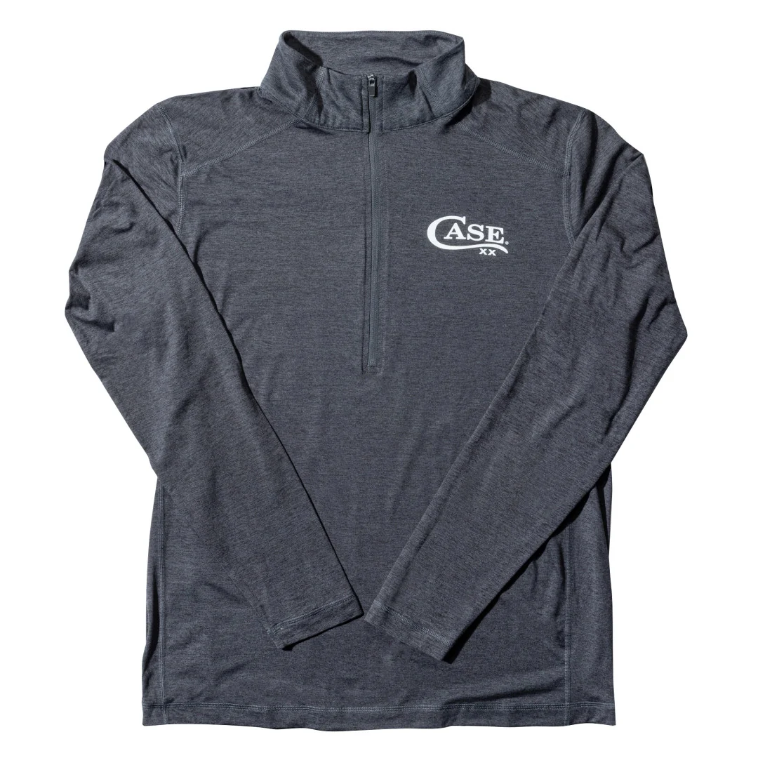 Graphite Heather 1/4 Zip Athletic Shirt