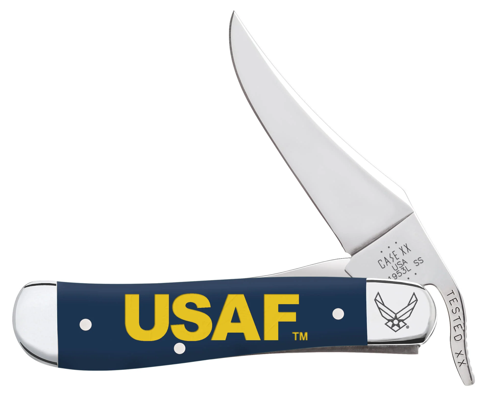 United States Air Force™ Embellished Smooth Navy Blue Synthetic RussLock®