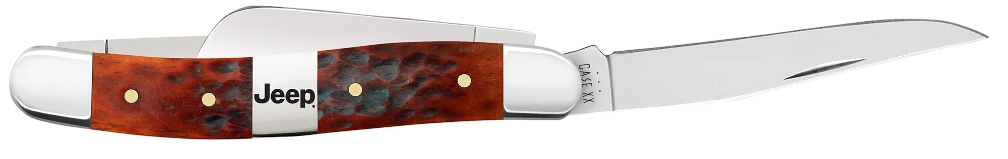 Jeep® Medium Stockman Gift Set - Peach Seed Jig Chestnut Bone w/ Embellished Center Bolster 4 Jeep® Medium Stockman Gift Set - Peach Seed Jig Chestnut Bone w/ Embellished Center Bolster
