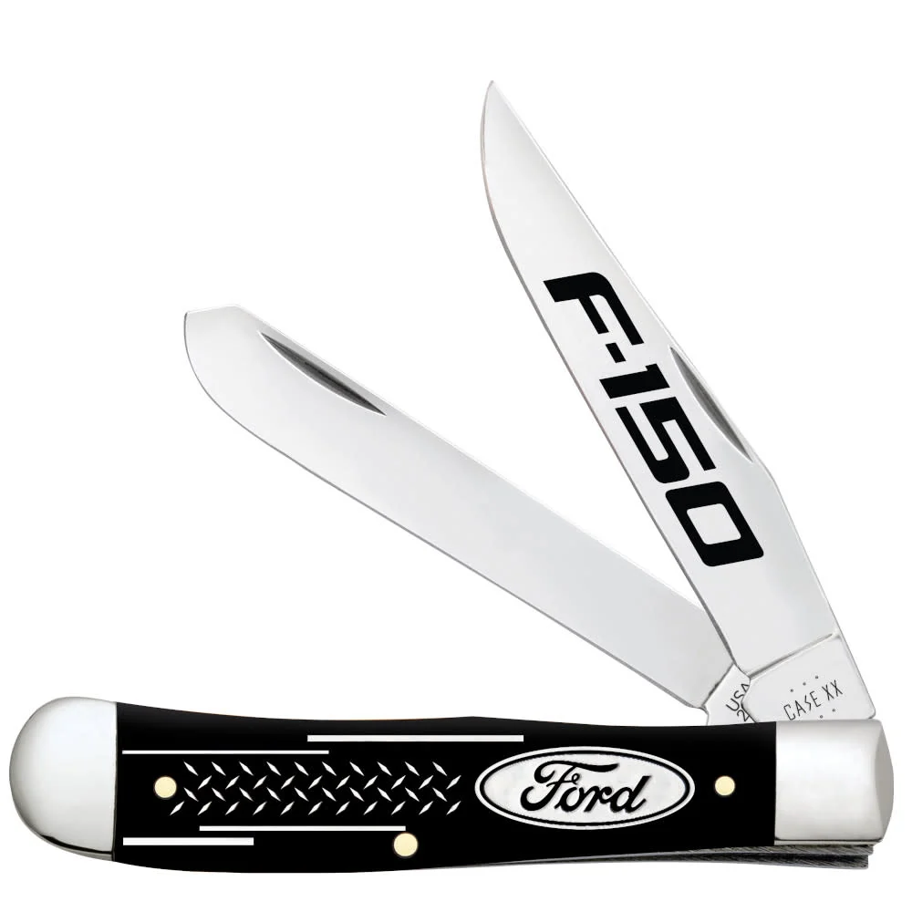 Ford Embellished Smooth Black Synthetic Trapper 11 Ford Embellished Smooth Black Synthetic Trapper