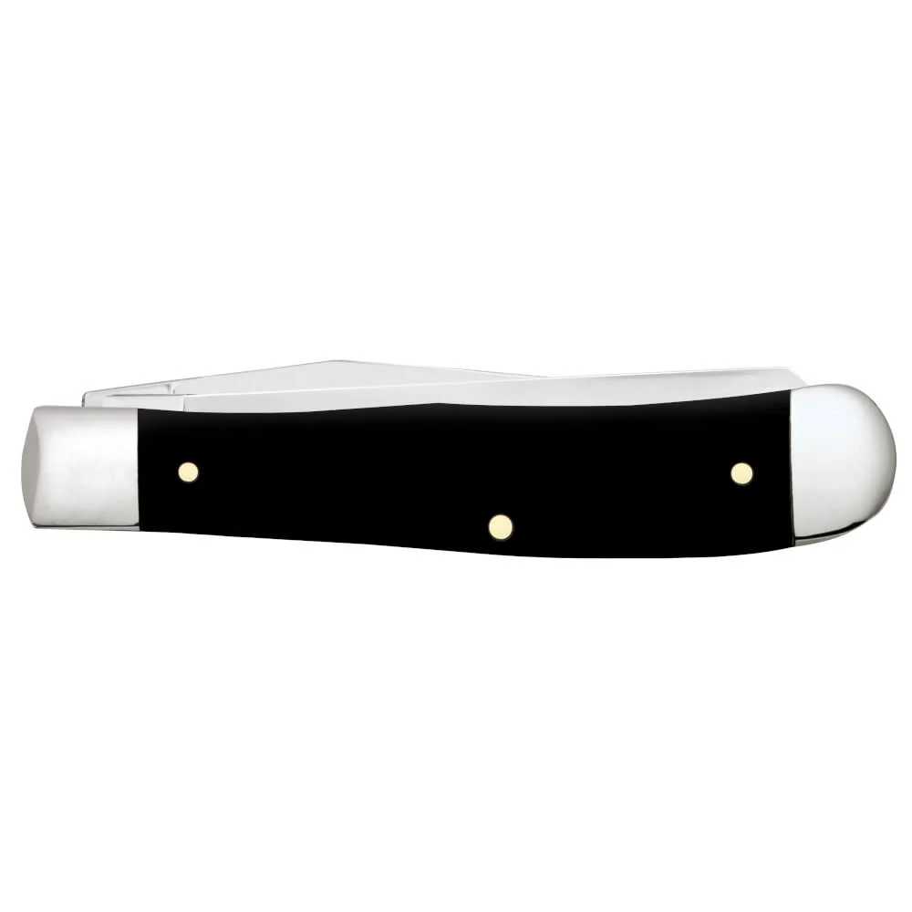 Ford Embellished Smooth Black Synthetic Trapper 3 Ford Embellished Smooth Black Synthetic Trapper