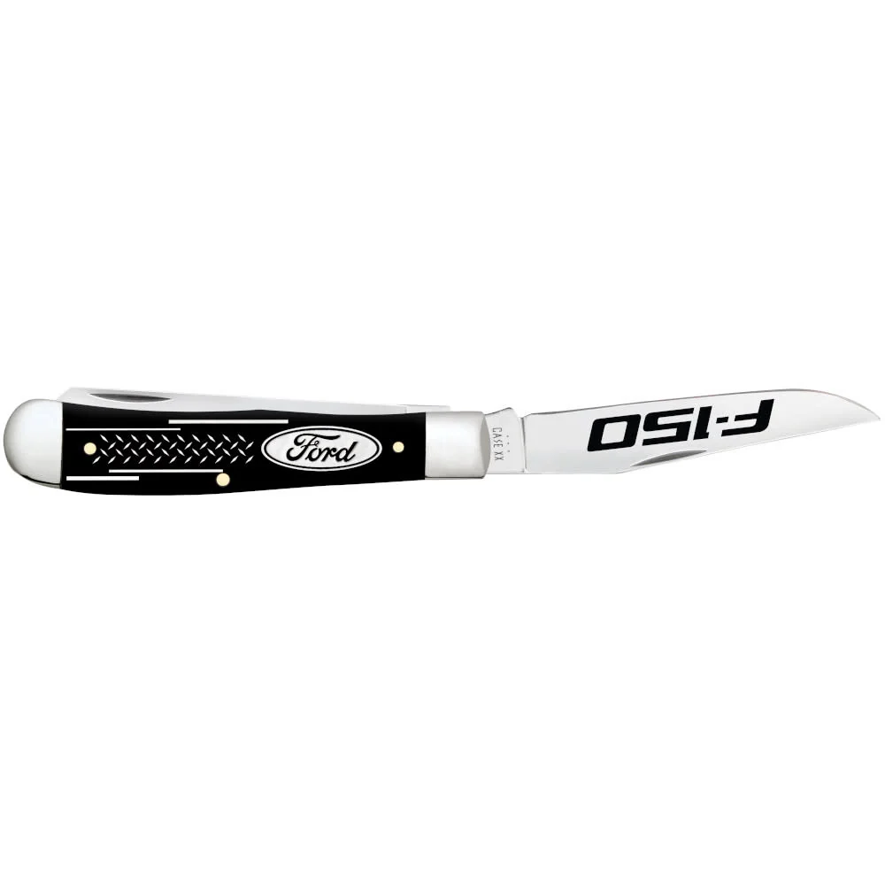Ford Embellished Smooth Black Synthetic Trapper 4 Ford Embellished Smooth Black Synthetic Trapper