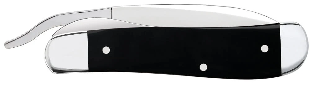 John Deere Embellished Smooth Black Synthetic RussLock® with Embellished Bolsters 3 John Deere Embellished Smooth Black Synthetic RussLock® with Embellished Bolsters
