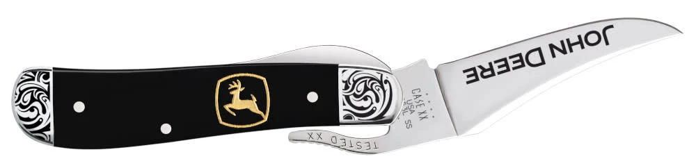 John Deere Embellished Smooth Black Synthetic RussLock® with Embellished Bolsters 4 John Deere Embellished Smooth Black Synthetic RussLock® with Embellished Bolsters
