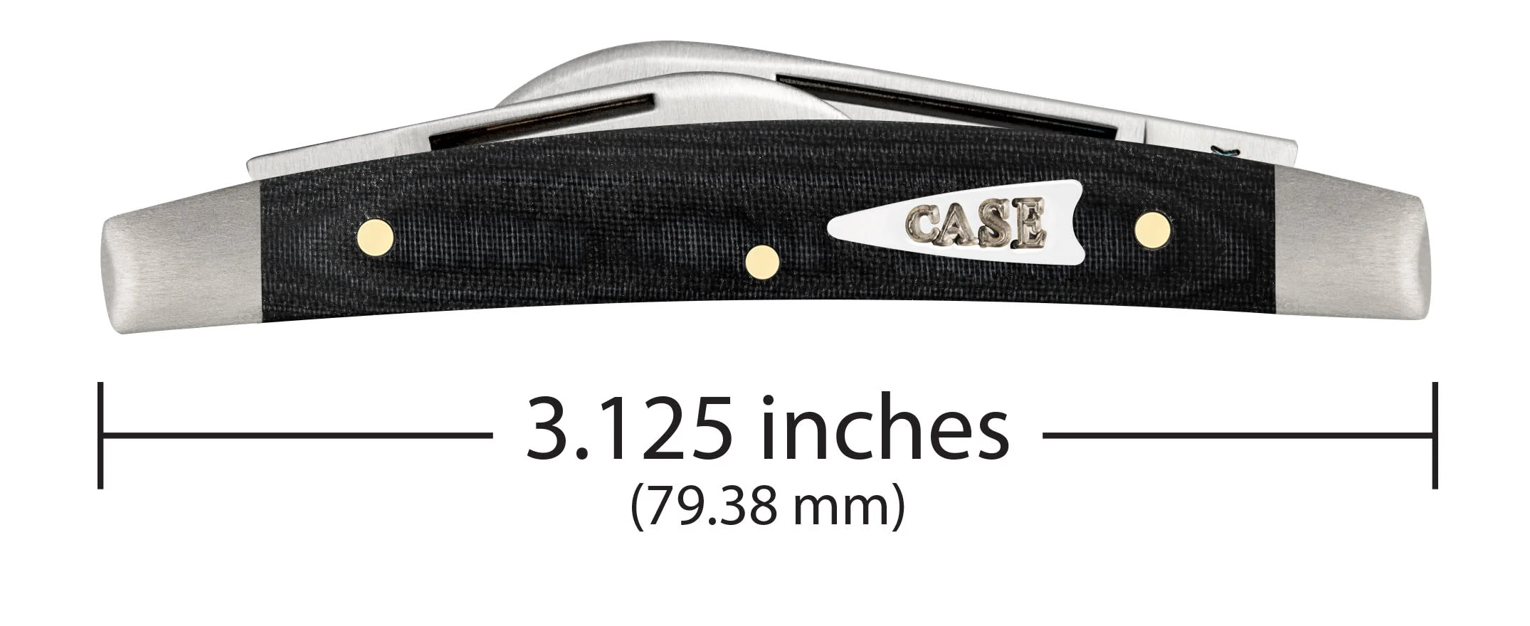 Smooth Black Micarta® Small Congress